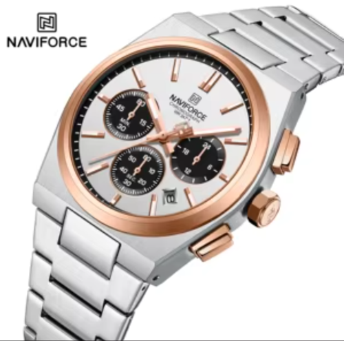 Nf8048 Erkek Kol Saati Analog Metal Kordon 