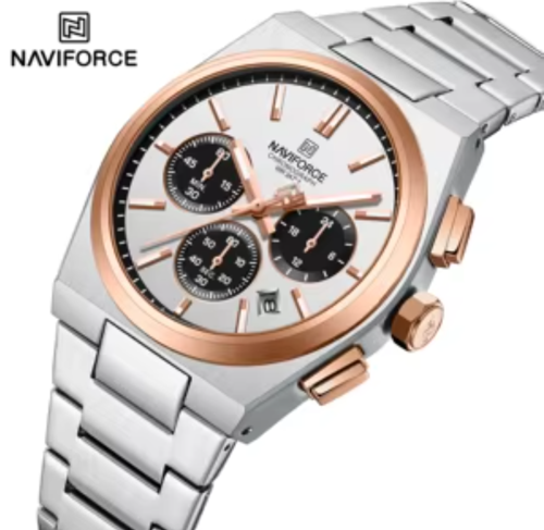 Nf8048 Erkek Kol Saati Analog Metal Kordon 