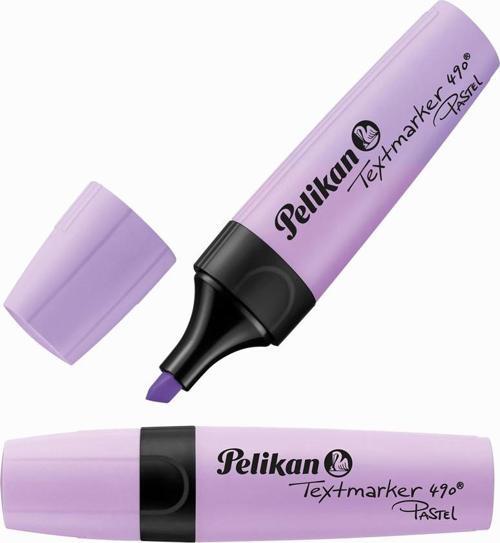 Fosforlu Kalem Pastel Lavanta 490 PL817370LAVANTA (10 Lu Paket)