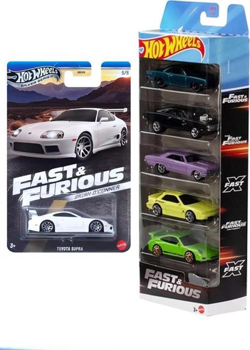 Fast & Furious Temalı 6'lı Araç Seti (2025) Hızlı ve Öfkeli