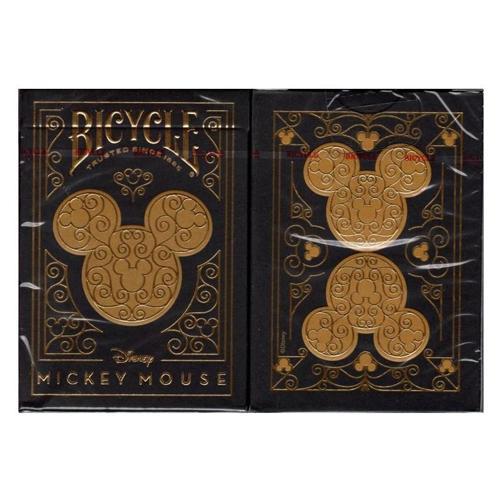 Disney Mickey Mouse Black and Gold Premium Oyun Kağıdı iskambil Kartları