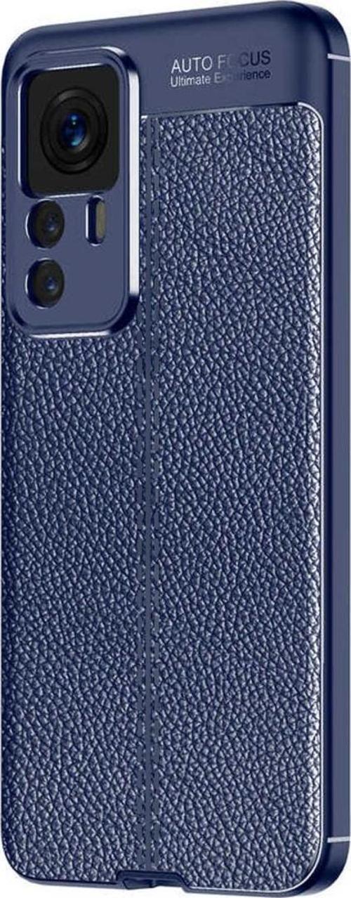 Xiaomi Mi 12t Pro Uyumlu Silikon Kılıf Niss Silikon Deri Görünümlü Ultra Slim Fit Kılıf