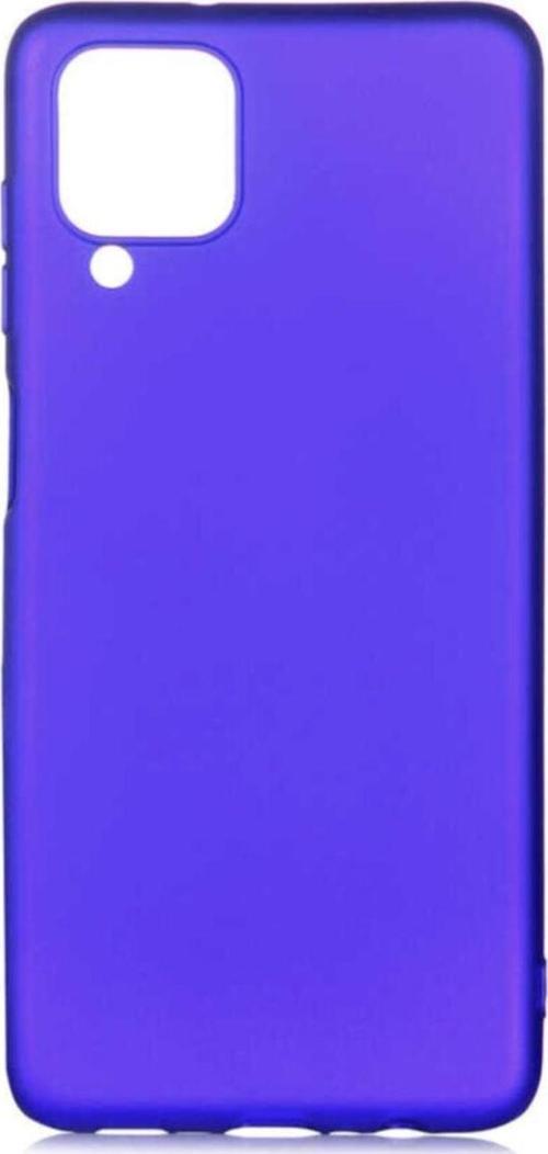 Galaxy A12 Kılıf Premier Silikon Arka Kapak Kılıf Mavi