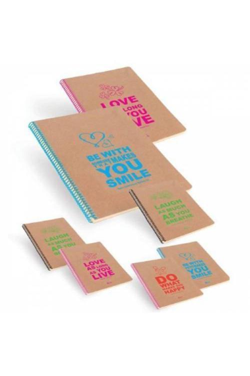 Defter Funky Sert Kapak Kareli 80 YP A6 418022-99