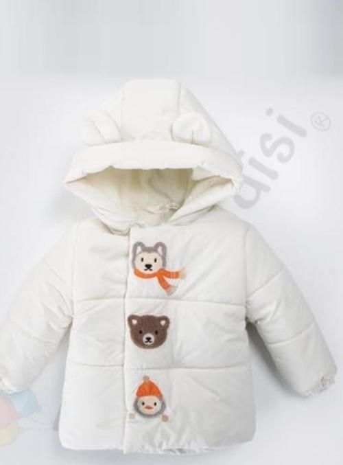 Su geçirmez İçi Kürklü Peluş Fermuarlı Kalın Kapüşonlu Şişme Kar Kışlık Erkek Bebek Mont Çocuk Kaban