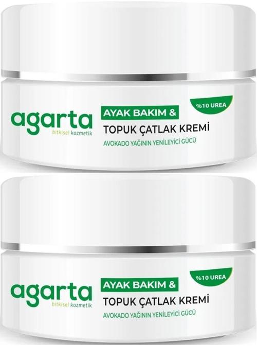 Ayak ve Topuk Çatlak Bakım Kremi 100ML (2 Li Set)