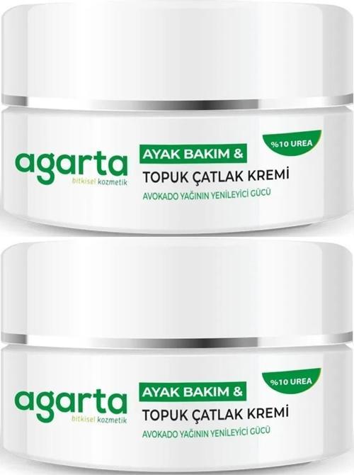 Ayak ve Topuk Çatlak Bakım Kremi 100ML (2 Li Set)