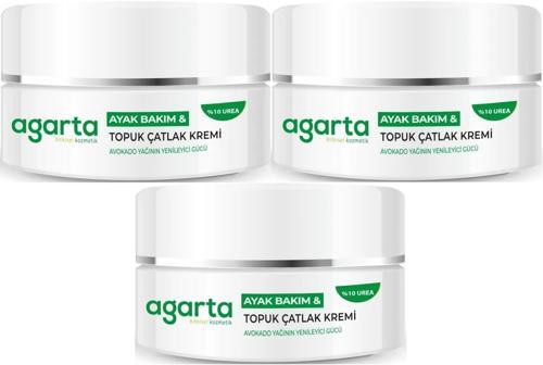 Ayak ve Topuk Çatlak Bakım Kremi 100ML (3 Lü Set)