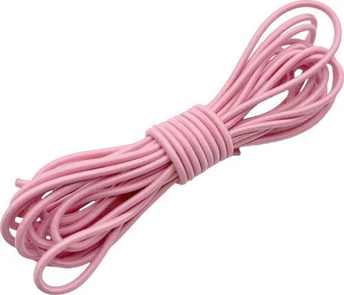 Pembe 5 Metre 2 mm Yuvarlak Lastik 