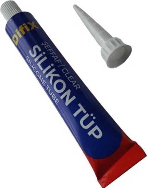 Büro Ev Takım Çantası için 50GR Şeffaf Silikon Tüpü