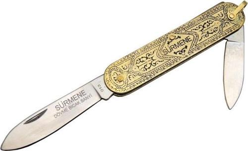 Büro Ev Ofis Kamp Keyfi için 14CM Karadeniz işi Hediyelik Metal Saplı Geleneksel Çakı