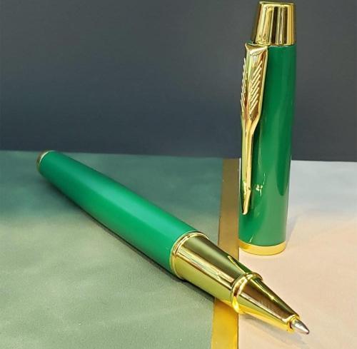 Büro Ev Ofis Hediyesi için Yeşil Metal Tükenmez Kalem