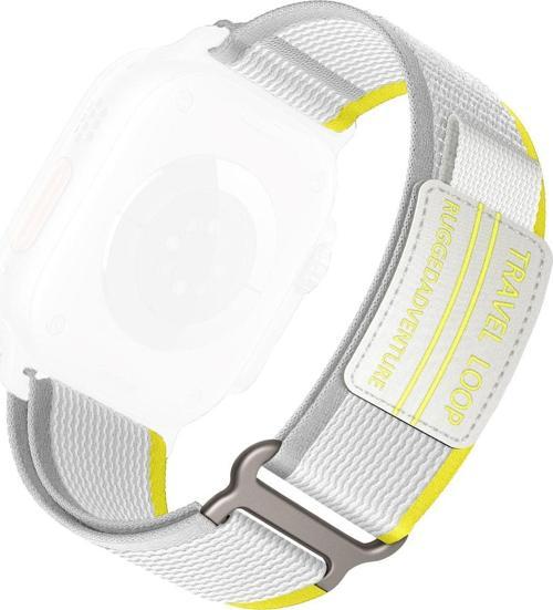 Apple Watch ile uyumlu Kayış 42/44/45/49mm Tra-vell Lopp Spor Esnek Çırt Çırt Toka Adventure Kordon