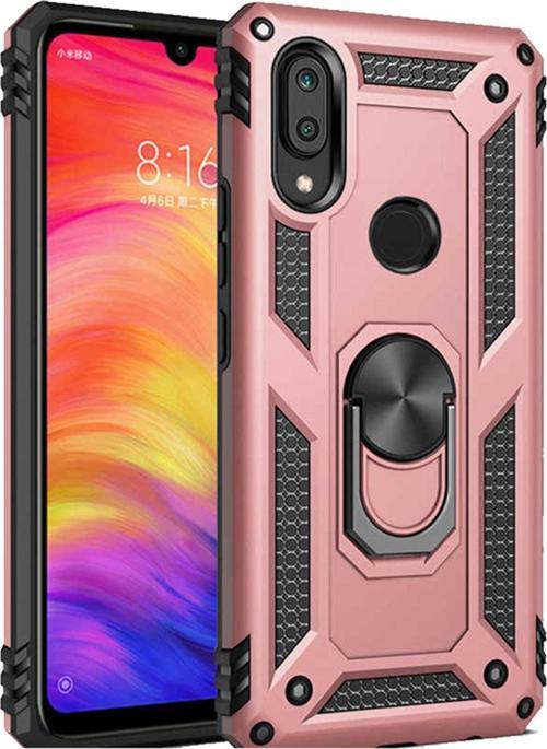 Galaxy A10s Kılıf Zırh Koruma Crash Yüzük Tutucu Bakır
