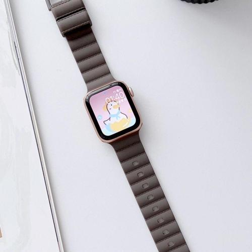 Apple Watch Ile Uyumlu Kordon 42-44mm Ve 45mm Uyumlu Renkli Tokalı Chateau Kordon Kayış