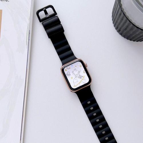 Apple Watch Ile Uyumlu Kordon 42-44mm Ve 45mm Uyumlu Renkli Tokalı Chateau Kordon Kayış