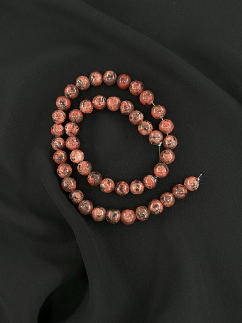 KIRMIZI JASPER DÜZ KESİM DOĞALTAŞ 8 MM DİZİ