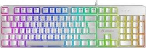 G24W Enigma Rainbow Aydınlatmalı Red Switch Mekanik Beyaz Oyun Klavyesi