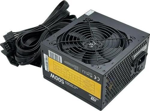 PowerBoost PB500AR 500W APFC 2*PCI-E 6+2 Pin 12cm Siyah Fanlı ATX PSU (Retail Box)