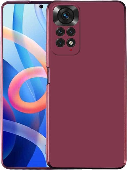 Xiaomi Redmi Note 12 Pro 4G Global ile uyumlu Kılıf Premier Silikon Kapak Mürdüm