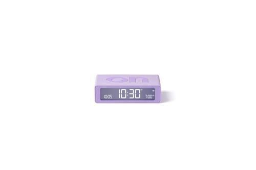 Flip Mini Şarj Edilebilir Alarm Saat Lilac