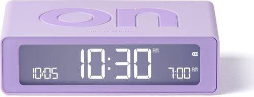 Flip Mini Şarj Edilebilir Alarm Saat Lilac