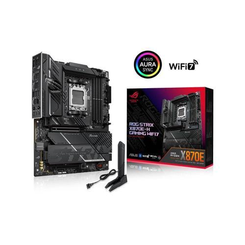 ROG STRIX X870E-H GAMING WIFI7 Soket AM5 AMD X870E DDR5 8000+MT/s(OC) Wi-Fi 7 ATX Anakart