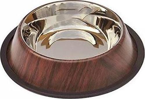 ASR(W) 08 Oz Bambu Desenli Kedi ve Köpek Mama Su Kabı