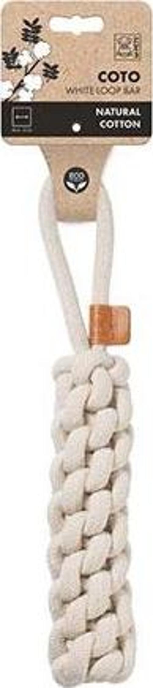 Örgü Köpek Oyuncağı Beyaz 34 Cm