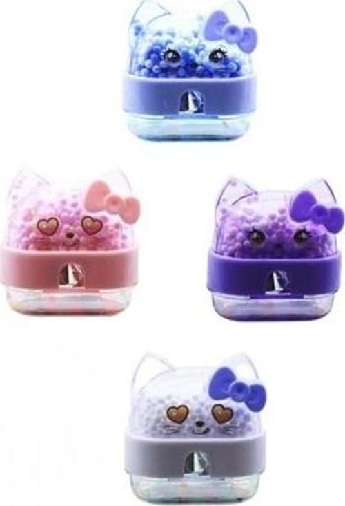 Pastel Kalemtraş Köpük Boncuklu Cutie Kitty Mk-4060 - 2 adet