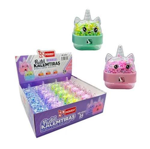 Pastel Kalemtraş Köpük Boncuklu Unicorn Mk-4030 - 2 adet