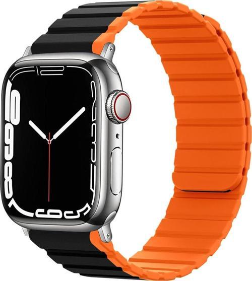 Apple Watch Ultra Ile Uyumlu 49mm Hafif Spor Kayış, Manyetik Toka Infatuation Spor Kayış