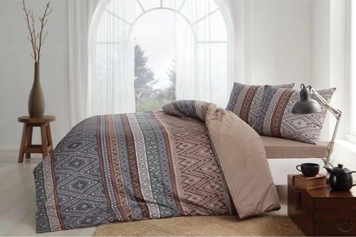 Arturo Ranforce King Size Nevresim Takımı Taba