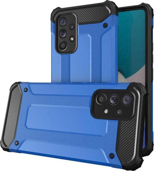 Galaxy A33 5g Ile Uyumlu Kılıf Shockproof Zırh Koruma Mavi