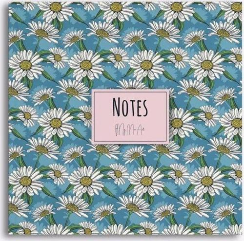 Beyaz Papatya 16X16 Çizgisiz Defter