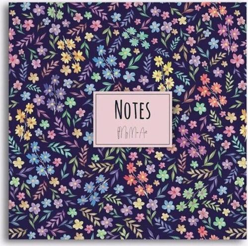 Kır Çiçeği 16X16 Çizgisiz Defter