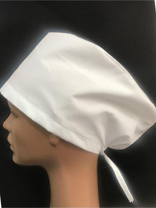 Beyaz Cerrahi Bone Lastikli Ve Bagcıklıdır Doktor Hemşire Aşçı Modern Cerrahi Bone