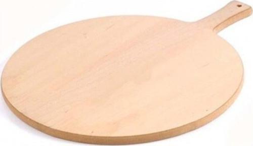 60 Cm Ahşap Bazlama Tahtası Ekmek Hamur Açma Tahtası Saplı