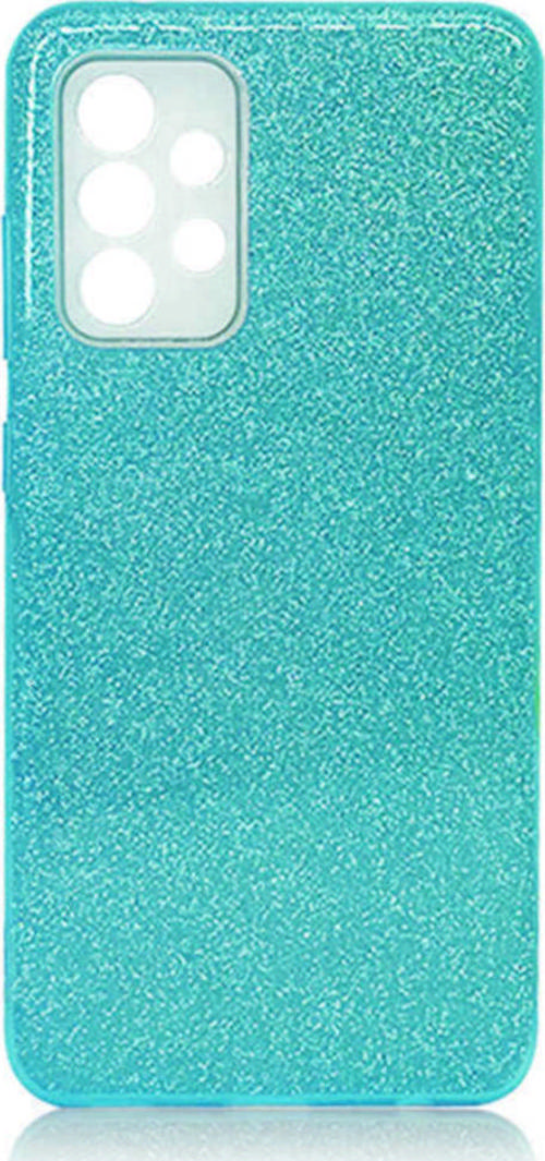 Galaxy A52 Kılıf Parlak Shine Silikon Mavi