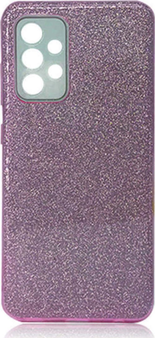 Galaxy A52 Kılıf Parlak Shine Silikon Rosegold