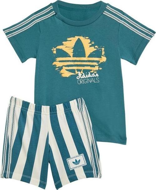 Bebek  Yeşil  Eşofman TEE SHORT SET KC0772