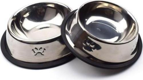 Paslanmaz Çelik Metal Mama Kabı 18 cm.