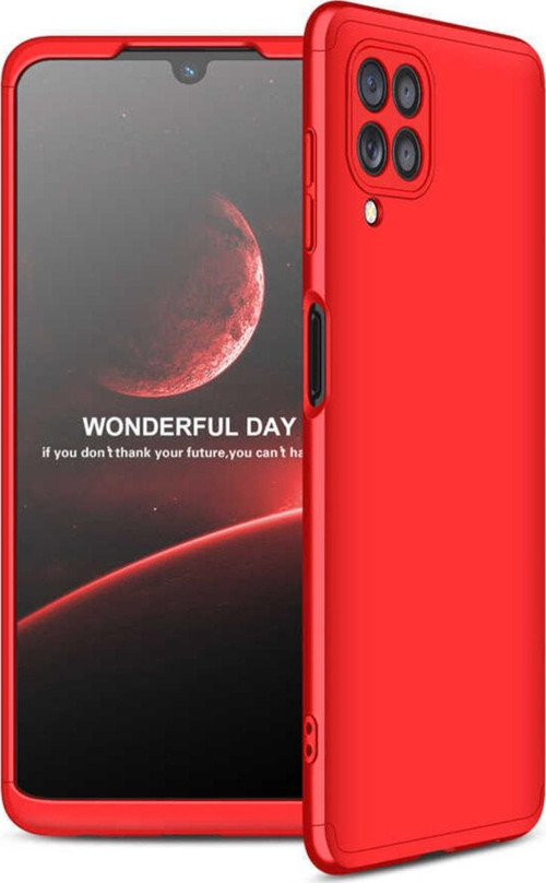 Galaxy M22 Ile Uyumlu Kılıf Soft Hard Koruma Ays Kırmızı