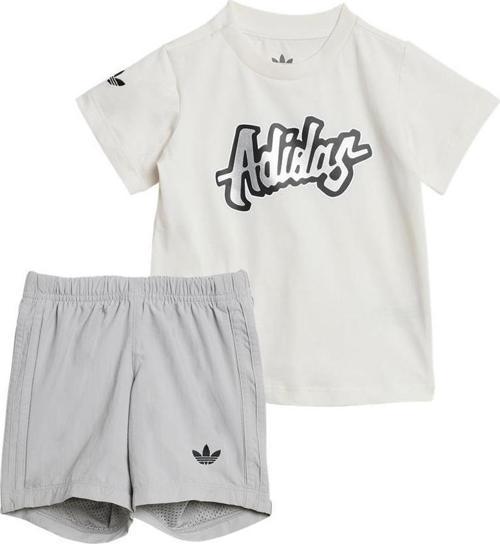 Çocuk  Beyaz  Eşofman SHORT TEE SET JD1042