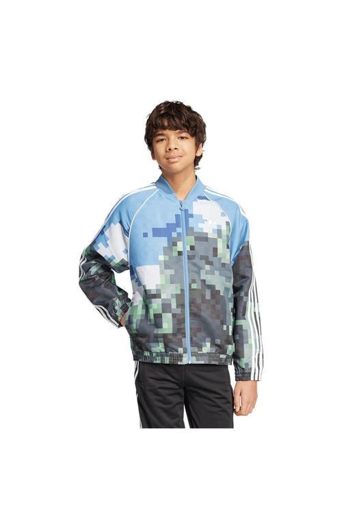 Çocuk  Mavi  Ceket AOP TRACKTOP JZ9934