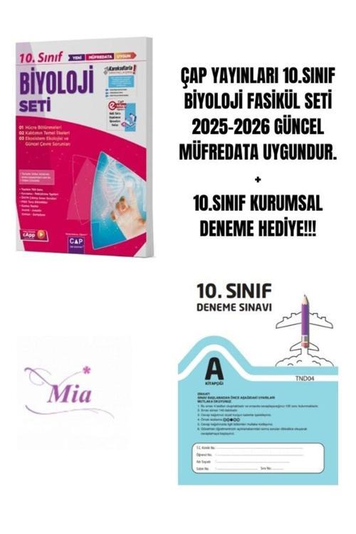 ÇAP YAYINLARI 10.SINIF BİYOLOJİ FASİKÜL SETİ HEDİYELİ