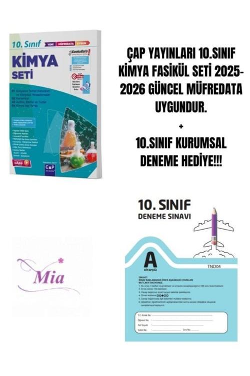 ÇAP YAYINLARI 10.SINIF KİMYA FASİKÜL SETİ HEDİYELİ