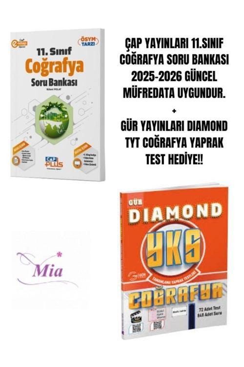 ÇAP YAYINLARI 11.SINIF COĞRAFYA SORU BANKASI HEDİYELİ