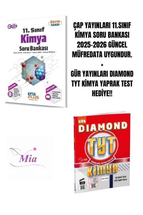 ÇAP YAYINLARI 11.SINIF KİMYA SORU BANKASI HEDİYELİ