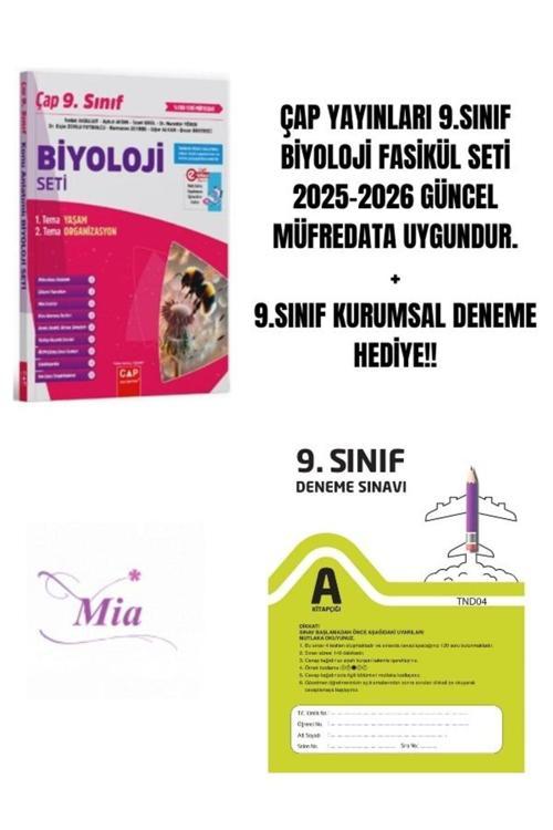 ÇAP YAYINLARI 9.SINIF BİYOLOJİ FASİKÜL SET HEDİYELİ